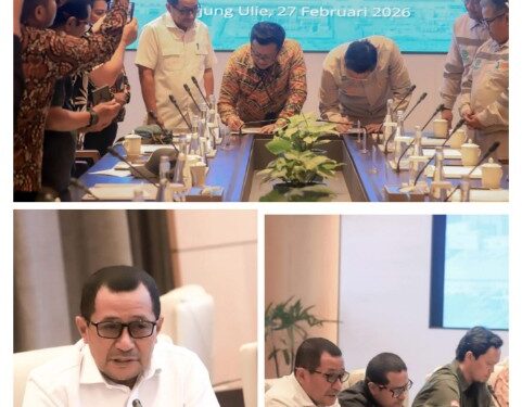 Wakili Bupati, Sekda Halteng Hadiri Penandatanganan Jual Beli Tenaga Listrik 11 Megawatt