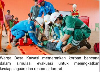 Dari Simulasi hingga Terjun ke Lokasi, Harita Nickel Padukan Edukasi dan Aksi Nyata Penanganan Bencana